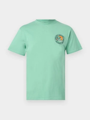 T-shirt z nadrukiem Santa Cruz jasnozielony