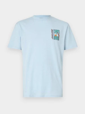 T-shirt z nadrukiem Santa Cruz niebieski
