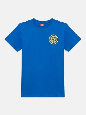 T-shirt z nadrukiem Santa Cruz niebieski