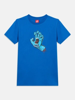 T-shirt z nadrukiem Santa Cruz niebieski