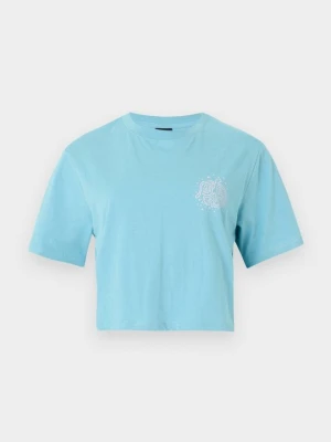 T-shirt z nadrukiem Santa Cruz niebieski