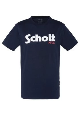 T-shirt z nadrukiem Schott