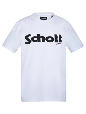 T-shirt z nadrukiem Schott