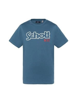 T-shirt z nadrukiem Schott