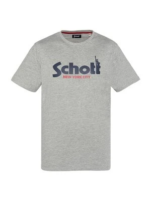 T-shirt z nadrukiem Schott