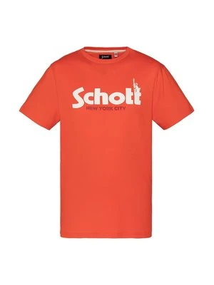 T-shirt z nadrukiem Schott