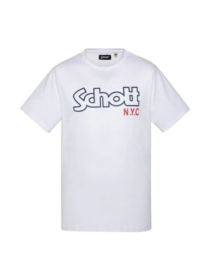 T-shirt z nadrukiem Schott