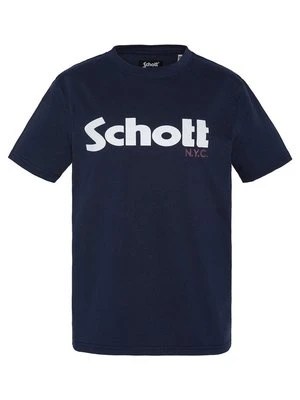 T-shirt z nadrukiem Schott