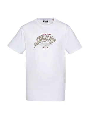 T-shirt z nadrukiem Schott