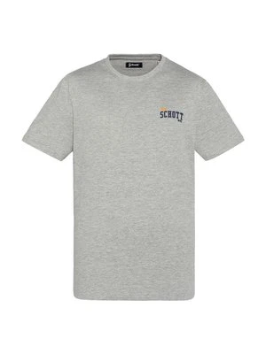 T-shirt z nadrukiem Schott