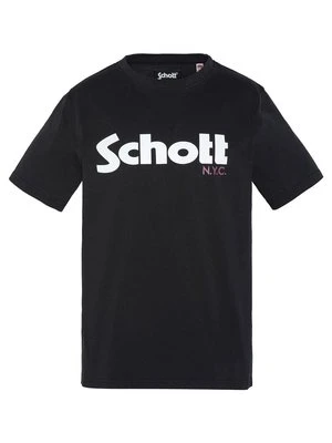 T-shirt z nadrukiem Schott