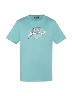 T-shirt z nadrukiem Schott