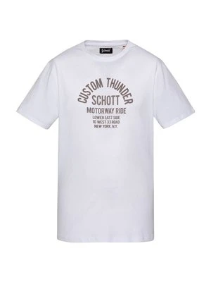 T-shirt z nadrukiem Schott
