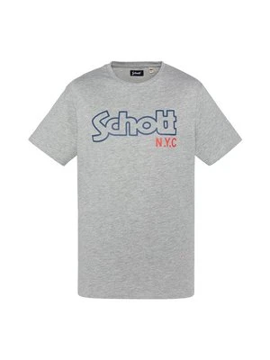 T-shirt z nadrukiem Schott