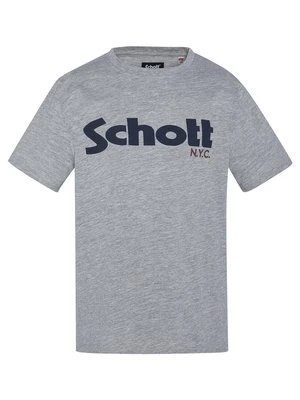 T-shirt z nadrukiem Schott