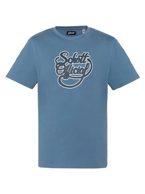 T-shirt z nadrukiem Schott
