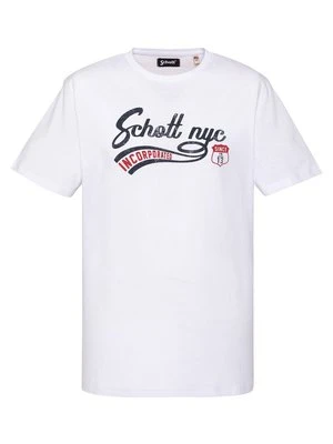 T-shirt z nadrukiem Schott