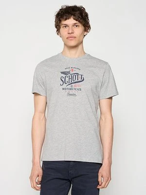 T-shirt z nadrukiem Schott