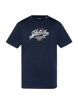 T-shirt z nadrukiem Schott