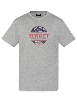 T-shirt z nadrukiem Schott