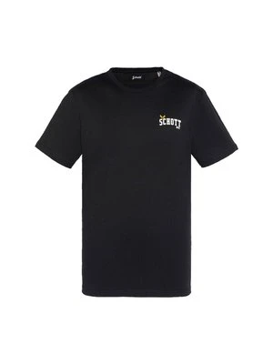 T-shirt z nadrukiem Schott