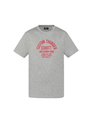 T-shirt z nadrukiem Schott