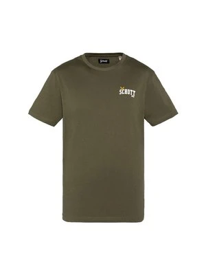 T-shirt z nadrukiem Schott