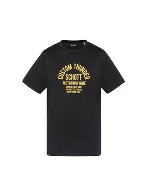 T-shirt z nadrukiem Schott