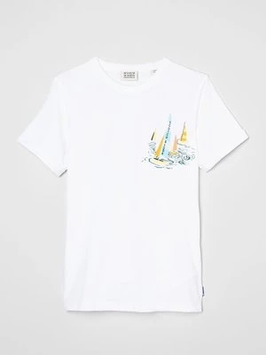 T-shirt z nadrukiem Scotch & Soda