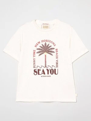 T-shirt z nadrukiem Scotch & Soda