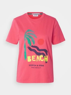 T-shirt z nadrukiem Scotch & Soda
