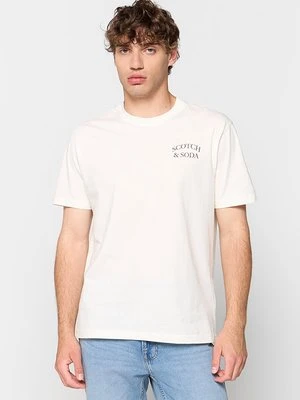 T-shirt z nadrukiem Scotch & Soda