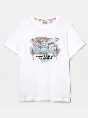 T-shirt z nadrukiem Scotch & Soda