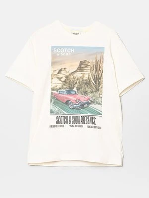 T-shirt z nadrukiem Scotch & Soda