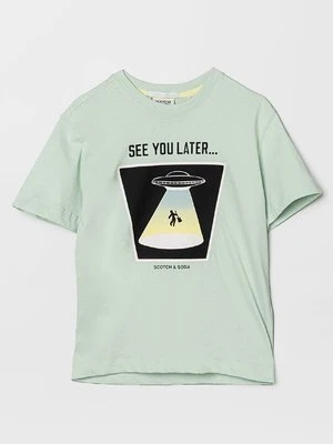 T-shirt z nadrukiem Scotch & Soda