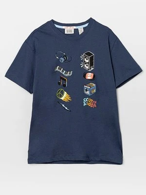 T-shirt z nadrukiem Scotch & Soda