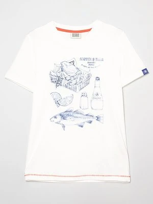 T-shirt z nadrukiem Scotch & Soda