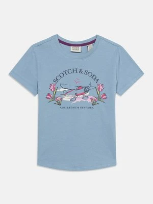 T-shirt z nadrukiem Scotch & Soda
