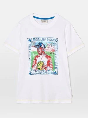 T-shirt z nadrukiem Scotch & Soda