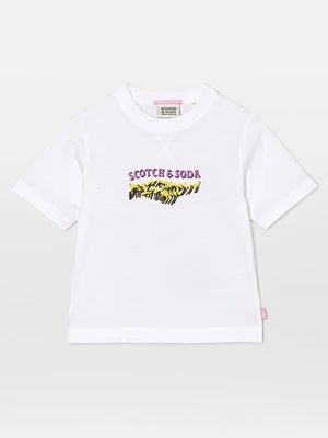 T-shirt z nadrukiem Scotch & Soda