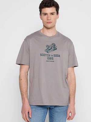 T-shirt z nadrukiem Scotch & Soda