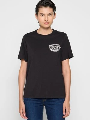 T-shirt z nadrukiem Scotch & Soda czarny