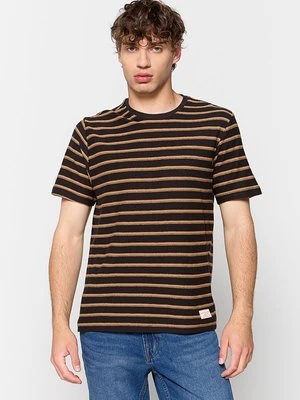 T-shirt z nadrukiem Scotch & Soda czarny