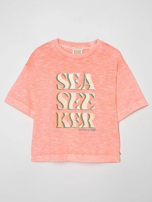 T-shirt z nadrukiem Scotch & Soda