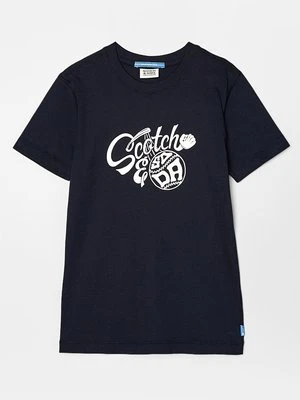 T-shirt z nadrukiem Scotch & Soda