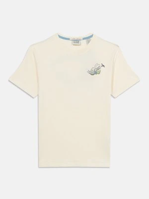 T-shirt z nadrukiem Scotch & Soda biały