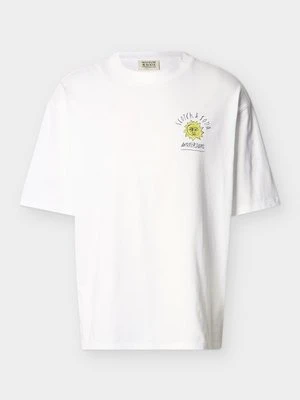 T-shirt z nadrukiem Scotch & Soda biały