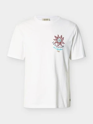 T-shirt z nadrukiem Scotch & Soda biały