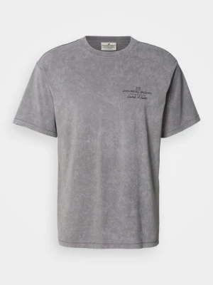 T-shirt z nadrukiem Scotch & Soda jasnoszary melanż