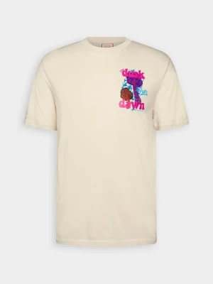 T-shirt z nadrukiem Scotch & Soda mleczny